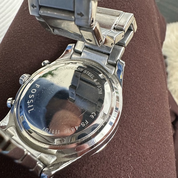 Fossil Men's Silver Watch - Picture 6 of 7